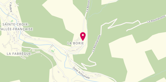 Plan de Camping Lou Treillat, Le Village, 48110 Sainte-Croix-Vallée-Française