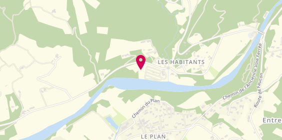 Plan de Le Puyseby, 745 Route de Saint-Marcellin Quartier Puyseby, 84340 Entrechaux