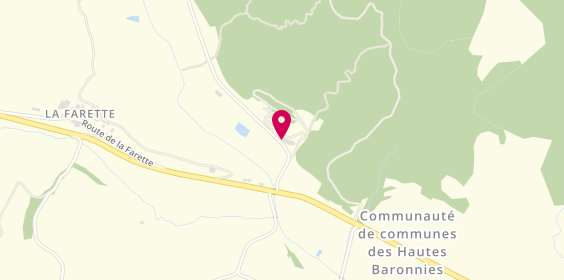 Plan de Le Bois de Madelie, Le Clos de Bruis
2 Route de Pelleret, 26560 Mévouillon