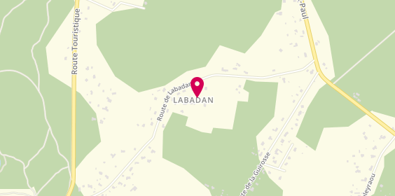 Plan de Camping Las Chancas, 631 Route de Labadan, 40200 Sainte-Eulalie-en-Born