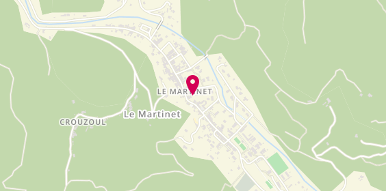 Plan de Camping Municipal, Le Martinet Nord, 30960 Le Martinet