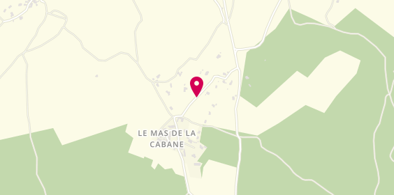 Plan de Les Bois de la Sabliere Sur Ceze, Domaine de la Sabliere, Le Mas, 30430 Saint-Privat-de-Champclos