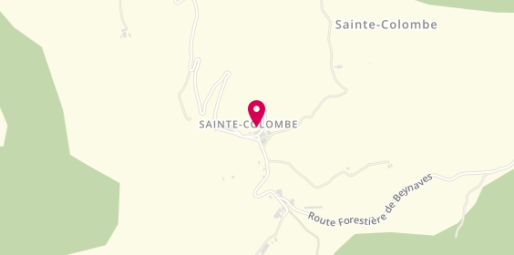 Plan de Camping Les Catoyes, Route d'Orpierre Lieu-Dit Catoyes, 05700 Sainte-Colombe