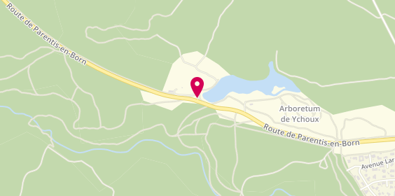 Plan de Camping des Forges, 1236 Route de Parentis, 40160 Ychoux