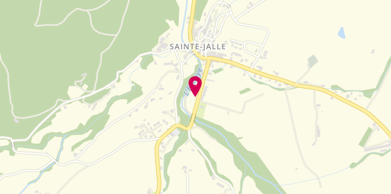 Plan de Camping Municipal Les Cigales, Route de Buis, 26110 Sainte-Jalle