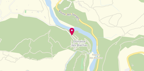Plan de Domaine des Blachas, 2590 Route du Chassel, 07150 Salavas