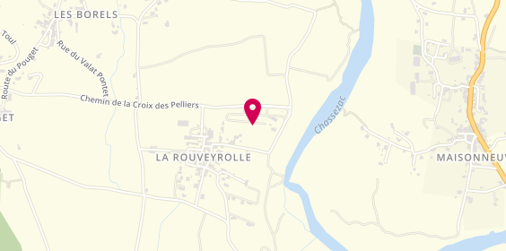 Plan de Camping la Rouveyrolle, Quartier
La Rouveyrolle, 07460 Berrias-et-Casteljau