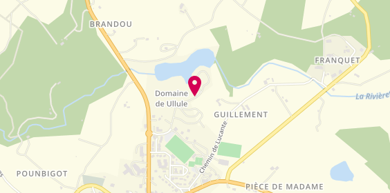Plan de Camping Capfun Ullule, Pont Ramio, 47370 Tournon-d'Agenais