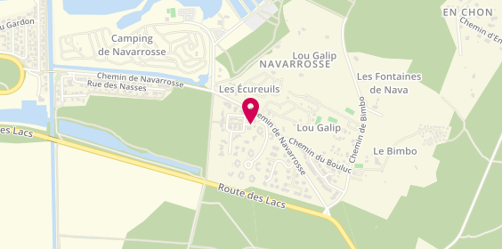 Plan de Campeole le Navarrosse, 715 Chemin de Port Navarrosse, 40600 Biscarrosse