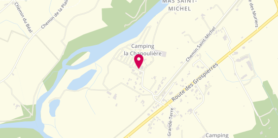 Plan de Camping la Chapoulière | Camping Ruoms, 140 Chapoulière, 07120 Ruoms