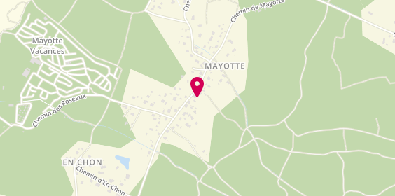 Plan de Aire naturelle de camping Lafargue Duport, 1674 chemin de Mayotte, 40600 Biscarrosse