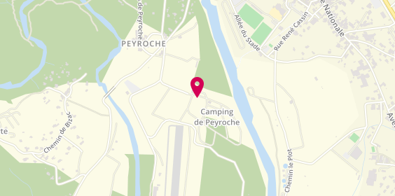 Plan de Camping de Peyroche | Camping Ruoms, 179 chemin de Flojas, 07120 Labeaume