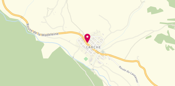 Plan de DURAND Georges, Larche le Village Larche, 04530 Val-d'Oronaye