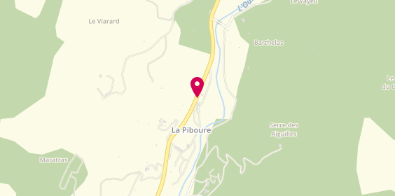 Plan de L'Ondine de Provence, 785 Route de Nyons, 26470 La Motte-Chalancon