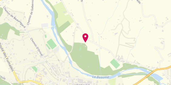 Plan de Camping le Sablas, 95 Route Ribeyre-Bouchet, 07260 Rosières
