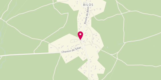 Plan de Camping le Bilos, 37 Route de Bilos, 33770 Salles