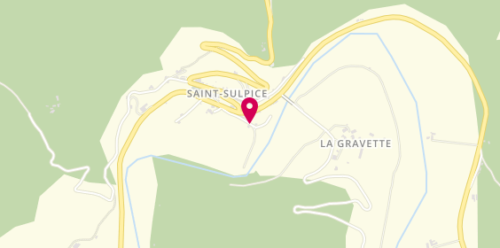 Plan de Camping le Celé, Le Bourg, 46160 Saint-Sulpice