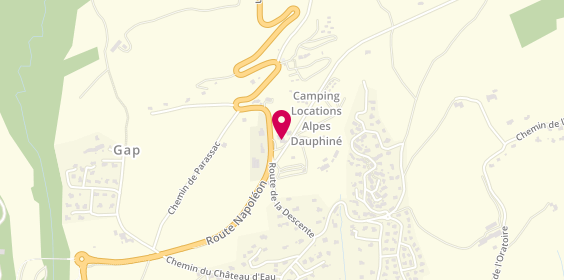 Plan de Camping Alpes Dauphiné, Croisement N85
Route de la Descente, 05000 Gap