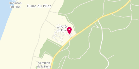 Plan de Camping la Forêt du Pilat, Route d'Arcachon à Biscarrosse, 33115 La Teste-de-Buch