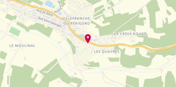 Plan de Camping de la Bastide, Route de Cahors, 24550 Villefranche-du-Périgord