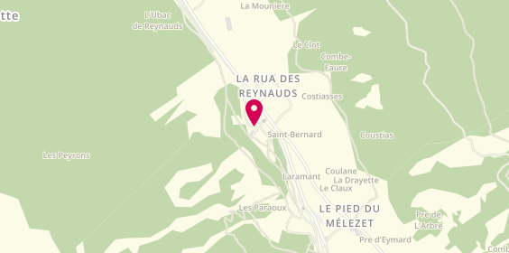 Plan de Camping les Mélèzes, 1668 Route de la Vall. Du Mélézet, 05600 Ceillac