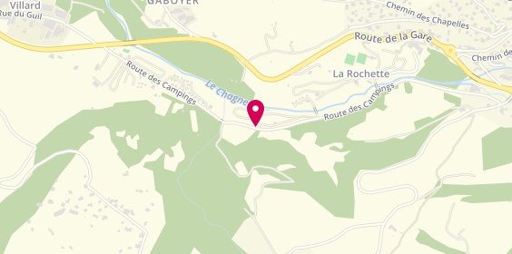 Plan de Camping Saint James Les Pins, 962 Route des Campings, 05600 Guillestre