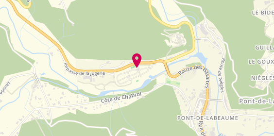 Plan de Camping le Ventadour : Location de vacances, Mobil Home (Ardèche), 213 Route du Puy en Velay, 07380 Meyras