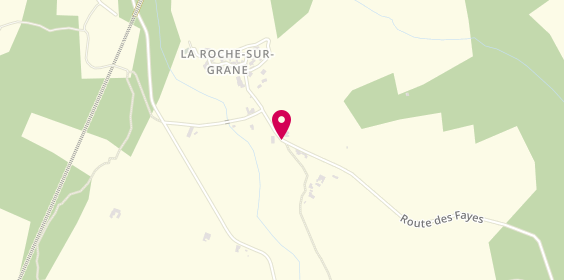 Plan de Camping la Magerie, La
260 Les Fayes, 26400 La Roche-sur-Grane