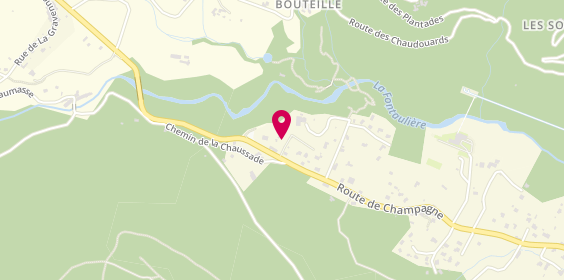 Plan de La Chataigneraie, Camping la Châtaigneraie, 07560 Montpezat-sous-Bauzon