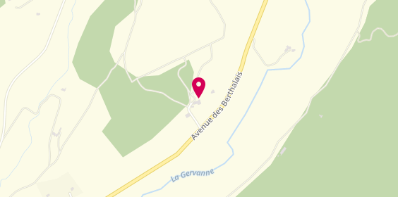 Plan de Camping Moto, Quartier Foudrier la Rouveyre, 26400 Montclar-sur-Gervanne