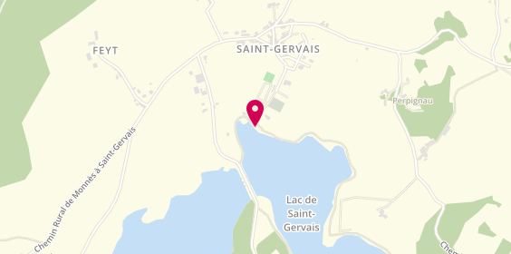 Plan de Domaine Relais du Lac, Camping de Saint-Gervais
Saint-Gervais, 12460 Saint-Symphorien-de-Thénières