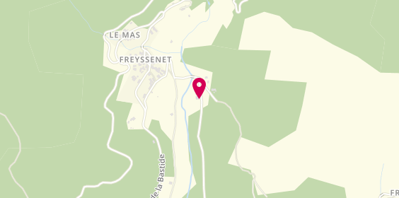 Plan de Camping du Moulin de Charrier, 520 chemin du Soulier, 07600 Labastide-sur-Bésorgues