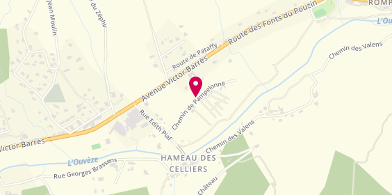 Plan de Camping de l'Ouveze, Chemin Pampelonne, 07000 Saint-Julien-en-Saint-Alban