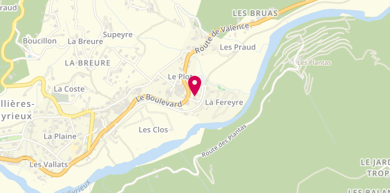 Plan de Eyrieux Camping, Chemin Fereyre, 07360 Les Ollières-sur-Eyrieux