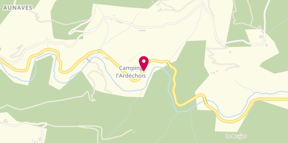 Plan de Camping l'Ardechois, Camping Ardechois, 2468 Route de la Glueyre, 07190 Gluiras