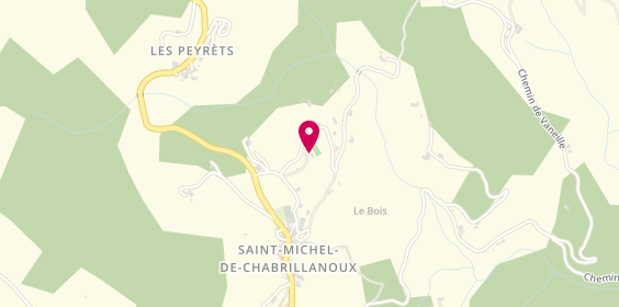 Plan de Camping Municipal de Bonnet, Le Village, 07360 Saint-Michel-de-Chabrillanoux