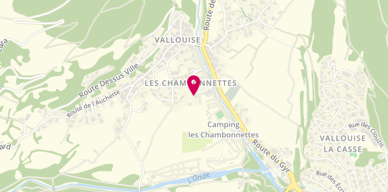 Plan de Huttopia Vallouise, Chem. Des Chambonnettes, 05290 Vallouise-Pelvoux