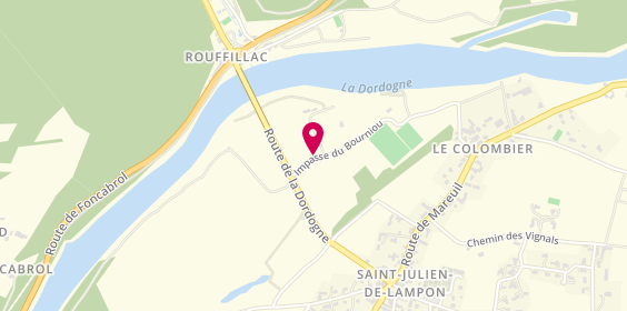 Plan de Camping Municipal le Bourniou, D61, le Bourniou, 24370 Saint-Julien-de-Lampon