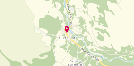 Plan de Camping Ailefroide, Ailefroide, 05340 Pelvoux