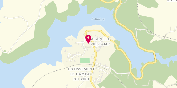 Plan de Camping Municipal, Le Bourg, 15150 Lacapelle-Viescamp