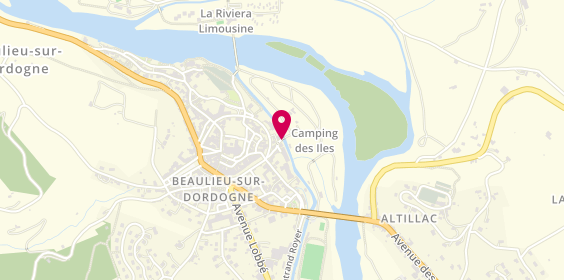 Plan de Huttopia Beaulieu Sur Dordogne, Boulevard Rodolphe de Turenne, 19120 Beaulieu-sur-Dordogne