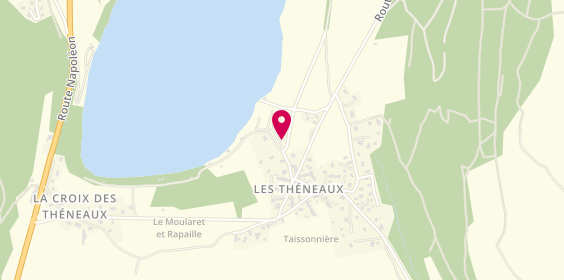 Plan de Camping Les Mouettes, Les Théneaux, 38119 Saint-Théoffrey