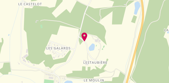 Plan de Camping Lestaubière, 95 Imp. Lestaubière, 24140 Douville