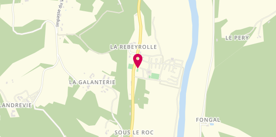 Plan de Camping le Paradis Dordogne 5 étoiles, La Rebeyrolle
5667 Route de la Vallée, 24290 Saint-Léon-sur-Vézère