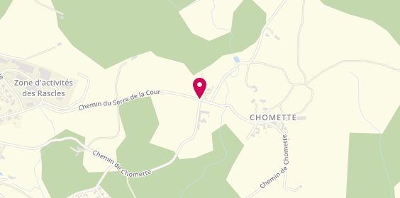 Plan de Camping la Licorne, Route de Chaumette, 07320 Saint-Agrève