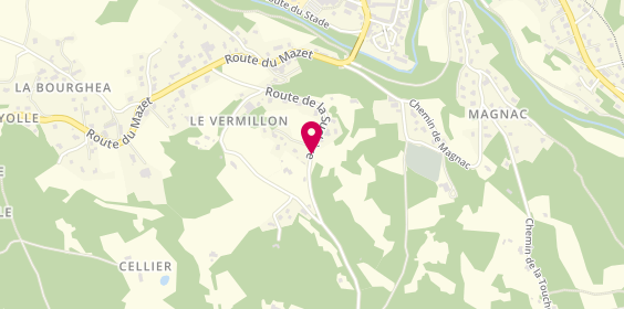 Plan de Les Hirondelles, Route de la Suchére, 43400 Le Chambon-sur-Lignon