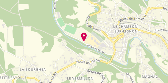 Plan de Le Lignon, 370 Route du Stade, 43400 Le Chambon-sur-Lignon