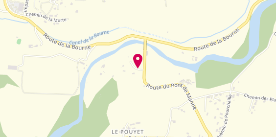 Plan de Camping Pont de Manne, 135 Chemin de Manne, 26190 Saint-Thomas-en-Royans
