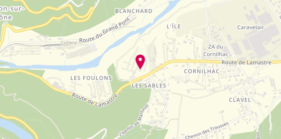 Plan de Camping YOUPENDI, 190 Route de Lamastre, 07300 Tournon-sur-Rhône