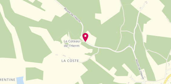 Plan de Camping Naturiste Coteau de l'Herm, Lieu-Dit la Coste
Route de l'Herm 1323, 24580 Rouffignac-Saint-Cernin-de-Reilhac